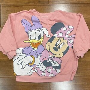 Disney Pink and Purple Minnie & Daisy Sweatshirt